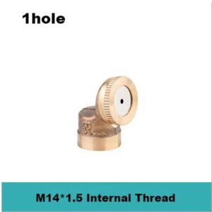 Maxpower (1hole Internal) 1/2" Misting Nozzle Brass Atomizing Spray Fitting Nebulizer Hos Maxpower (1hole Internal) 1/2" Misting Nozzle Brass Atomizing Spray Fitting Nebulizer Hos
