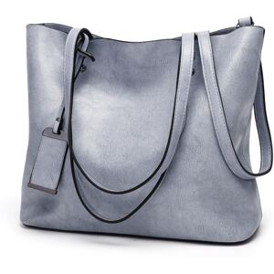 Unbranded (light blue) Elegant Women Leather Handbag Versatile Tote Shoulder And Crossbody Unbranded (light blue) Elegant Women Leather Handbag Versatile Tote Shoulder And Crossbody
