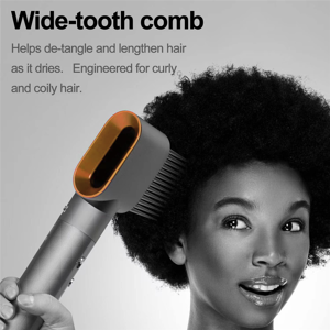 χωρίς σήμα Styling Air Nozzle with Wide-Tooth Comb Attachment for Hair Dryers - Curly & Coi χωρίς σήμα Styling Air Nozzle with Wide-Tooth Comb Attachment for Hair Dryers - Curly & Coi