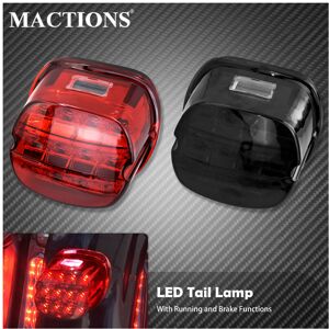 Maxpower LED Brake Tail Light For Harley Dyna Fat Boy FLSTF Night Train FXSTB Softail Spo Maxpower LED Brake Tail Light For Harley Dyna Fat Boy FLSTF Night Train FXSTB Softail Spo