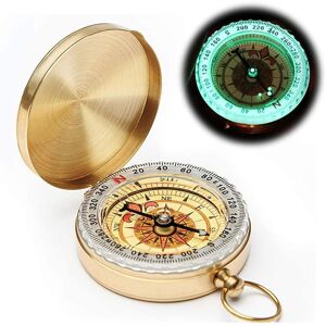 Maxpower Pure Copper Compass Vintage Watch Compass Luminous Pocket Compass for Ountaineer Maxpower Pure Copper Compass Vintage Watch Compass Luminous Pocket Compass for Ountaineer