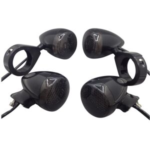 Maxpower Yecnecty 4X LED Motorcycle Turn Signal Light 41MM Clamp Motorbike Flashers Rear Maxpower Yecnecty 4X LED Motorcycle Turn Signal Light 41MM Clamp Motorbike Flashers Rear