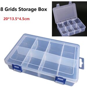 Maxpower Tools Storage Box Adjustable 8Grids Compartment Plastic Storage Box Screw Holder Maxpower Tools Storage Box Adjustable 8Grids Compartment Plastic Storage Box Screw Holder
