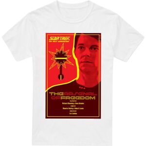 (S, White) Star Trek Mens The Next Generation Season 1 Episode 21 T-Shirt (S, White) Star Trek Mens The Next Generation Season 1 Episode 21 T-Shirt