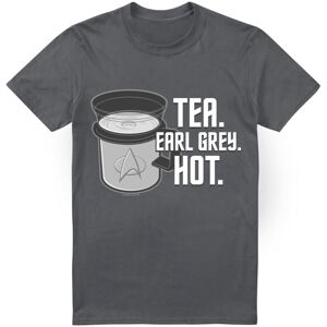 (XL, Charcoal) Star Trek Mens Earl Grey T-Shirt (XL, Charcoal) Star Trek Mens Earl Grey T-Shirt