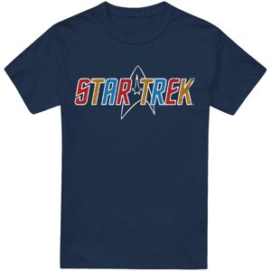 (S, Navy) Star Trek Mens Logo T-Shirt (S, Navy) Star Trek Mens Logo T-Shirt