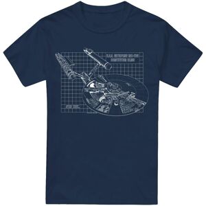 (XXL, Navy) Star Trek Mens Enterprise Print T-Shirt (XXL, Navy) Star Trek Mens Enterprise Print T-Shirt