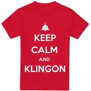 (XL, Red) Star Trek Mens Calm Klingon T-Shirt (XL, Red) Star Trek Mens Calm Klingon T-Shirt