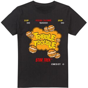 (L, Black) Star Trek Mens Tribble Trouble T-Shirt (L, Black) Star Trek Mens Tribble Trouble T-Shirt