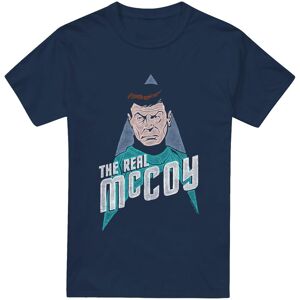 (S, Navy) Star Trek Mens The Real McCoy T-Shirt (S, Navy) Star Trek Mens The Real McCoy T-Shirt