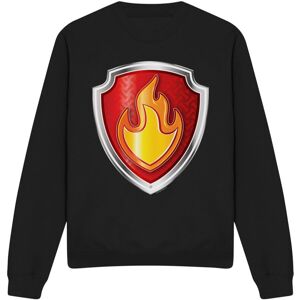 (XL, Black) Paw Patrol Unisex Adult Marshall Badge Sweatshirt (XL, Black) Paw Patrol Unisex Adult Marshall Badge Sweatshirt