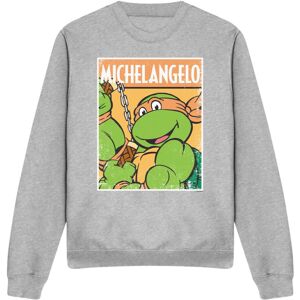 (XL, Sport Heather) Teenage Mutant Ninja Turtles Unisex Adult Michelangelo Sweat (XL, Sport Heather) Teenage Mutant Ninja Turtles Unisex Adult Michelangelo Sweat