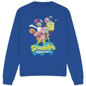(L, Royal Blue) SpongeBob SquarePants Unisex Adult Group Shot Sweatshirt (L, Royal Blue) SpongeBob SquarePants Unisex Adult Group Shot Sweatshirt