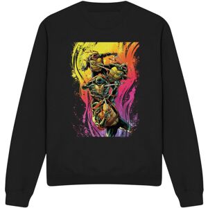 (XXL, Black) Teenage Mutant Ninja Turtles Unisex Adult Hot Rainbow Warriors Swea (XXL, Black) Teenage Mutant Ninja Turtles Unisex Adult Hot Rainbow Warriors Swea
