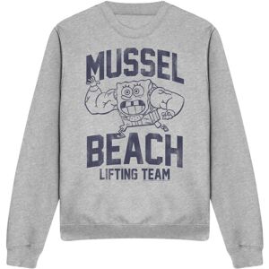 (S, Sport Heather) SpongeBob SquarePants Unisex Adult Mussle Beach Lifting Team (S, Sport Heather) SpongeBob SquarePants Unisex Adult Mussle Beach Lifting Team