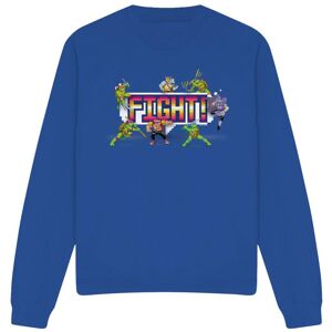 (S, Royal Blue) Teenage Mutant Ninja Turtles Unisex Adult Arcade Fight Sweatshir (S, Royal Blue) Teenage Mutant Ninja Turtles Unisex Adult Arcade Fight Sweatshir
