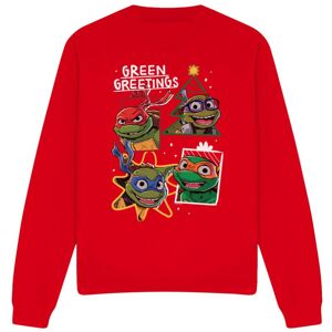 (XXL, Red) Teenage Mutant Ninja Turtles Unisex Adult Green Greetings Christmas S (XXL, Red) Teenage Mutant Ninja Turtles Unisex Adult Green Greetings Christmas S