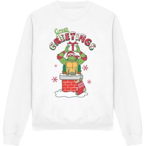 (XXL, White) Teenage Mutant Ninja Turtles Unisex Adult Green Greetings Christmas (XXL, White) Teenage Mutant Ninja Turtles Unisex Adult Green Greetings Christmas