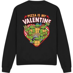 (XXL, Black) Teenage Mutant Ninja Turtles Unisex Adult Pizza Is My Valentine Swe (XXL, Black) Teenage Mutant Ninja Turtles Unisex Adult Pizza Is My Valentine Swe
