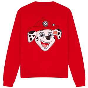 (L, Red) Paw Patrol Unisex Adult Grin Marshall Sweatshirt (L, Red) Paw Patrol Unisex Adult Grin Marshall Sweatshirt