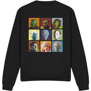 (XL, Black) Star Trek Unisex Adult Alien Squares Sweatshirt (XL, Black) Star Trek Unisex Adult Alien Squares Sweatshirt