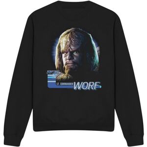 (XXL, Black) Star Trek Unisex Adult The Next Generation Worf Sweatshirt (XXL, Black) Star Trek Unisex Adult The Next Generation Worf Sweatshirt