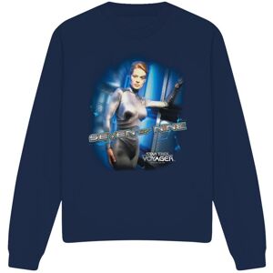 (XXL, Navy) Star Trek Unisex Adult Seven of Nine Sweatshirt (XXL, Navy) Star Trek Unisex Adult Seven of Nine Sweatshirt