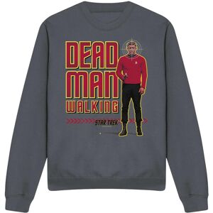 (M, Charcoal) Star Trek Unisex Adult Dead Man Walking Sweatshirt (M, Charcoal) Star Trek Unisex Adult Dead Man Walking Sweatshirt
