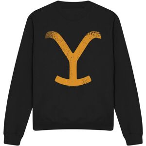 (L, Black) Yellowstone Unisex Adult Large Brand Sweatshirt (L, Black) Yellowstone Unisex Adult Large Brand Sweatshirt