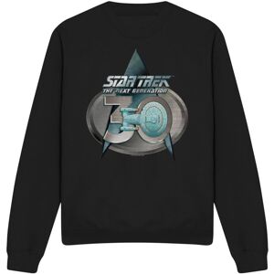 (L, Black) Star Trek Unisex Adult The Next Generation 30 Logo Sweatshirt (L, Black) Star Trek Unisex Adult The Next Generation 30 Logo Sweatshirt