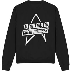 (XL, Black) Star Trek Unisex Adult The Next Generation Crew Member Sweatshirt (XL, Black) Star Trek Unisex Adult The Next Generation Crew Member Sweatshirt