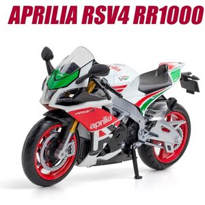 Maxpower (WHITE) 1/12 Aprilia RSV4 RR1000 Toy Motorcycle RMZ City Diecast Metal Miniature Maxpower (WHITE) 1/12 Aprilia RSV4 RR1000 Toy Motorcycle RMZ City Diecast Metal Miniature