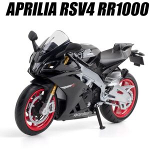 Maxpower (black) 1/12 Aprilia RSV4 RR1000 Toy Motorcycle RMZ City Diecast Metal Miniature Maxpower (black) 1/12 Aprilia RSV4 RR1000 Toy Motorcycle RMZ City Diecast Metal Miniature