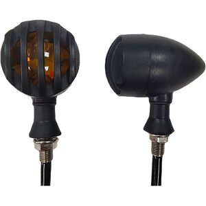 Maxpower (Yellow) 2Pcs Motorcycle Turn Signal Lights Grill Bullet Indicator 12V Amber Fro Maxpower (Yellow) 2Pcs Motorcycle Turn Signal Lights Grill Bullet Indicator 12V Amber Fro