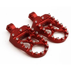 Maxpower (Red) MX Foot Pegs Motorcycle Wide Fat Footpegs Bobber 360 Roating Rear Footrest Maxpower (Red) MX Foot Pegs Motorcycle Wide Fat Footpegs Bobber 360 Roating Rear Footrest