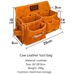 Maxpower (Option 1) Retro Pouch Hardware Organizer Multipurpose Artificial Leather Portab Maxpower (Option 1) Retro Pouch Hardware Organizer Multipurpose Artificial Leather Portab