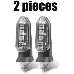 Maxpower (2x transparent shell) 8mm Mini Motorcycle LED Turn Signal Lights Amber Flashing Maxpower (2x transparent shell) 8mm Mini Motorcycle LED Turn Signal Lights Amber Flashing