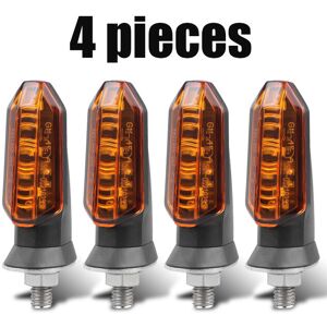 Maxpower (4x Yellow shell) 8mm Mini Motorcycle LED Turn Signal Lights Amber Flashing Ligh Maxpower (4x Yellow shell) 8mm Mini Motorcycle LED Turn Signal Lights Amber Flashing Ligh
