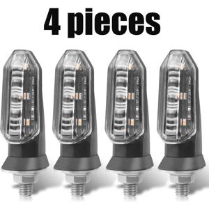 Maxpower (4x transparent shell) 8mm Mini Motorcycle LED Turn Signal Lights Amber Flashing Maxpower (4x transparent shell) 8mm Mini Motorcycle LED Turn Signal Lights Amber Flashing