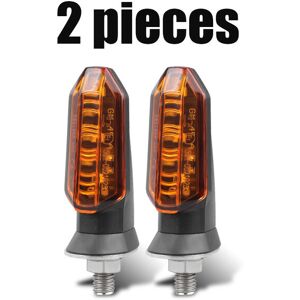 Maxpower (2x Yellow shell) 8mm Mini Motorcycle LED Turn Signal Lights Amber Flashing Ligh Maxpower (2x Yellow shell) 8mm Mini Motorcycle LED Turn Signal Lights Amber Flashing Ligh