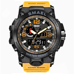 Maxpower (Orange) Men Sports Watches Dual Display Analog Digital LED Electronic Quartz Wr Maxpower (Orange) Men Sports Watches Dual Display Analog Digital LED Electronic Quartz Wr