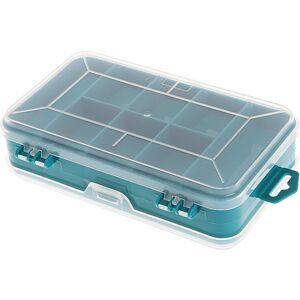 Maxpower (Green) Tool Box Transparent Double-Side Multifunctional Storage Tool for Case P Maxpower (Green) Tool Box Transparent Double-Side Multifunctional Storage Tool for Case P