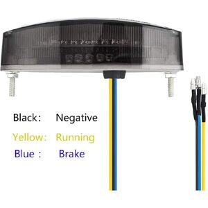 Maxpower (Black) Motorcycle Modified Tail Light Electric Vehicle Rear Tail Light LED Brak Maxpower (Black) Motorcycle Modified Tail Light Electric Vehicle Rear Tail Light LED Brak