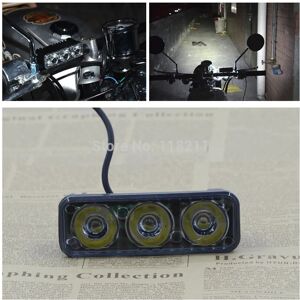 Maxpower Universal Waterproof DC12V-80V Motorcycle Headlights 3 LED Spotlight Head Lights Maxpower Universal Waterproof DC12V-80V Motorcycle Headlights 3 LED Spotlight Head Lights