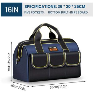 Maxpower (16 Inch 3214) 16 Inch Multifunctional Tool Bags 1680D Oxford Cloth Electrician Maxpower (16 Inch 3214) 16 Inch Multifunctional Tool Bags 1680D Oxford Cloth Electrician