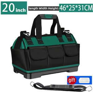 Maxpower (20 inch Rubber) Upgrade Heighten large capacity Tool Bag Thickened 1680D Oxford Maxpower (20 inch Rubber) Upgrade Heighten large capacity Tool Bag Thickened 1680D Oxford