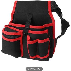 Maxpower (Black red) Portable Tool Belt Pouch Adjustable Waist Tool Pouch Bag Multi-funct Maxpower (Black red) Portable Tool Belt Pouch Adjustable Waist Tool Pouch Bag Multi-funct