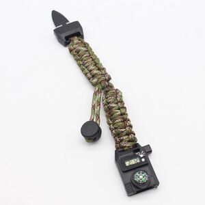 Maxpower (Camouflage) Multi-function 7-in-1 Survival Bracelet Men Women Outdoor Camping H Maxpower (Camouflage) Multi-function 7-in-1 Survival Bracelet Men Women Outdoor Camping H