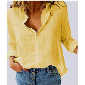 Maxpower (Yellow, XXXL) Fashion women's printed shirts women's long-sleeved tops pure cot Maxpower (Yellow, XXXL) Fashion women's printed shirts women's long-sleeved tops pure cot