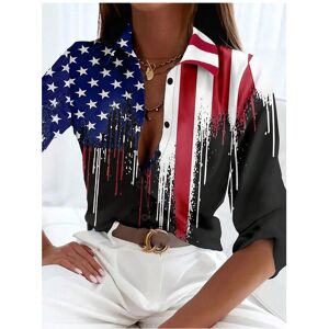 Maxpower (B25SZX241117141119, XL) Fresh And Elegant Butterfly Print Long Sleeve Lapel Shi Maxpower (B25SZX241117141119, XL) Fresh And Elegant Butterfly Print Long Sleeve Lapel Shi